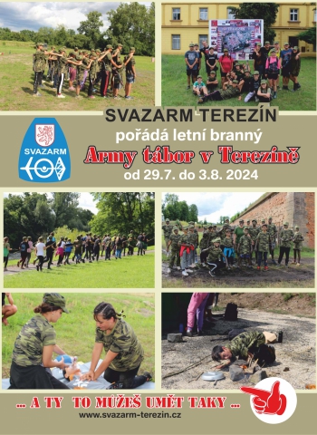 Svazarm Terezín branný tábor 2024